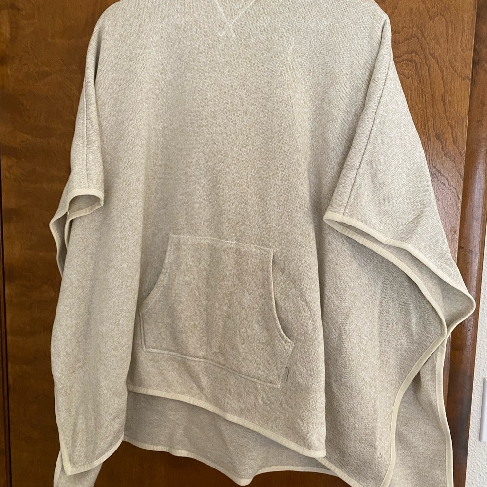 Eddie Bauer Fleece Hooded Poncho